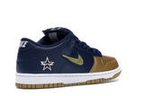 SB Dunk Low Supreme Jewel Swoosh Gold