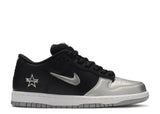 SB Dunk Low Supreme Jewel Swoosh Silver