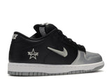 SB Dunk Low Supreme Jewel Swoosh Silver